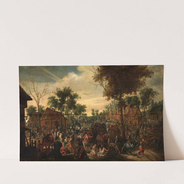 Plundering of a Hamlet by Sebastian Vrancx