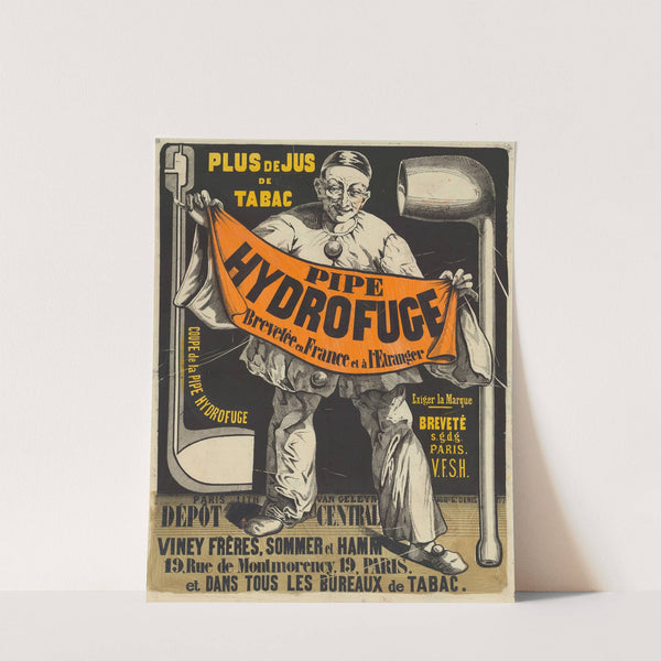 Plus de jus de tabac, pipe hydrofuge (1860) by Lith. Van Geleyn