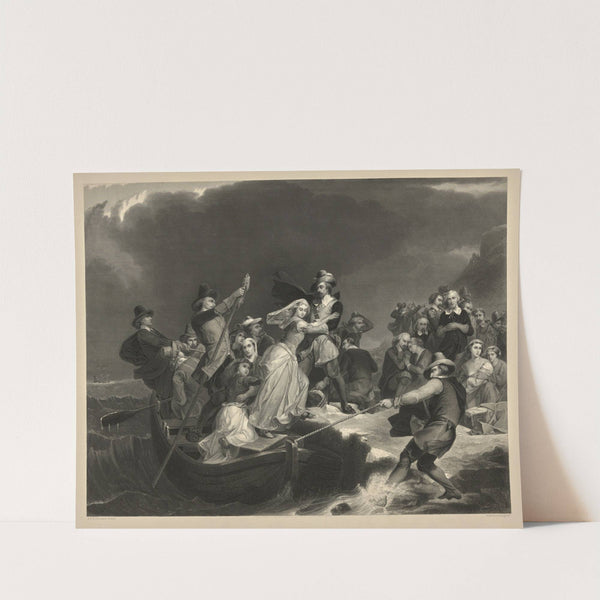 Plymouth Rock (1869) by Peter Frederick Rothermel