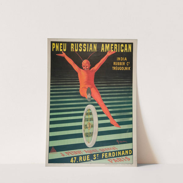 Pneu Russian American (1906) by Leonetto Cappiello