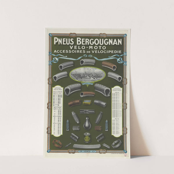 Pneus Bergougnan, vélo-moto, accessoires de vélocipédie (1926) by Imp. B. Sirven
