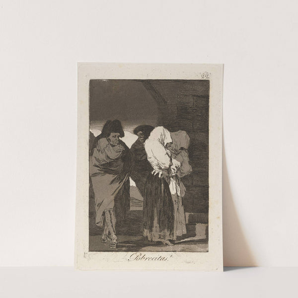 Pobrecitas! (Poor little girls!) (1796-1797) by Francisco de Goya