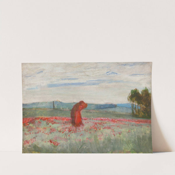 Pocałunek wśród maków (1900) by Wojciech Weiss