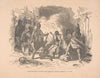 Pochahontas saving the life of Captain Smith, A.D. 1608.