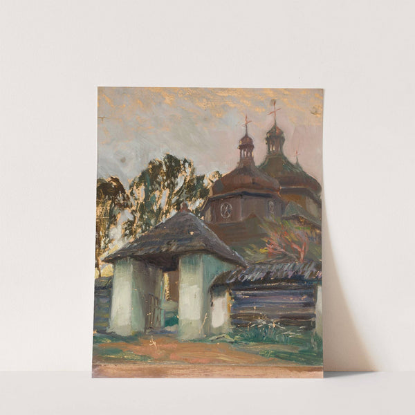 Pod zachód słońca (1905) by Jan Stanisławski