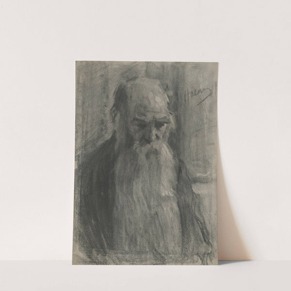 Podobizeň bradatého starca by Elemír Halász-Hradil