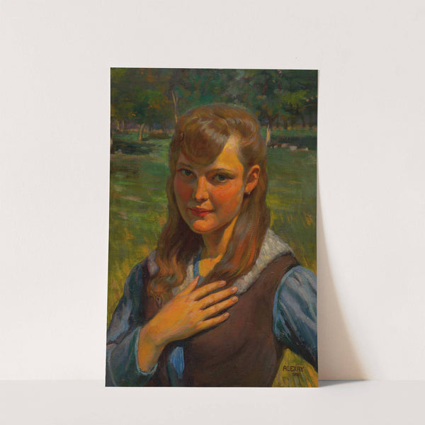 Podobizeň dievčaťa by Emil Alexay-Olexák