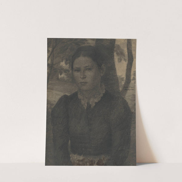 Podobizeň mladej ženy by Elemír Halász-Hradil