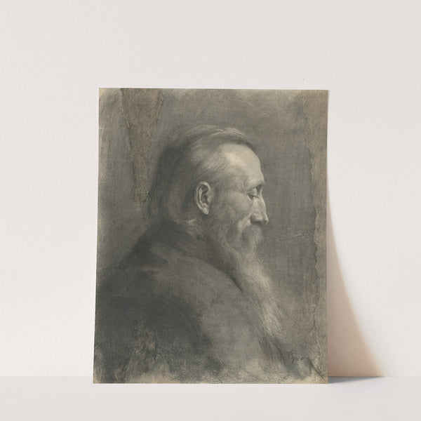 Podobizeň muža s bradou by Július Éder