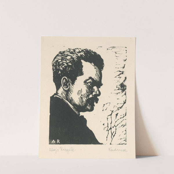 Podobizeň sochára Fadrusza by Alojz Rigele