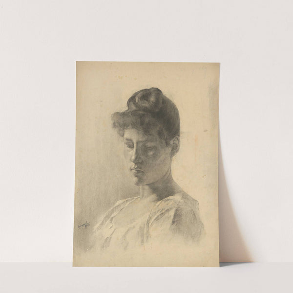 Podobizeň ženy so schýlenou hlavou by Ákos Aranyossy