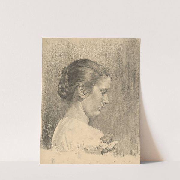 Podobizeň ženy z profilu by Ákos Aranyossy