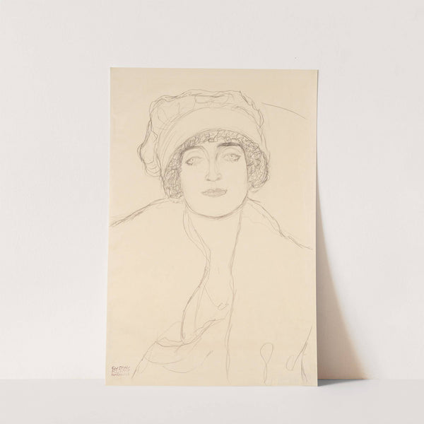 Podobizna v klobouku (1917-1918) by Gustav Klimt