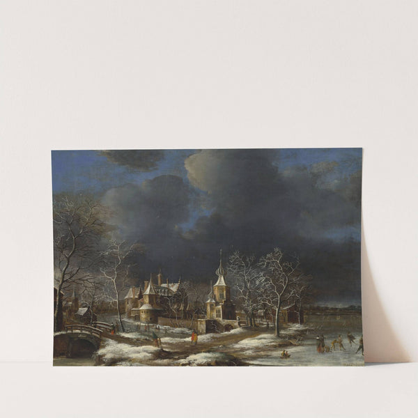 Poelgeest Castle at Koudekerk (1640s) Farm near Duivendrecht (c. 1916) by Abraham Beerstraaten