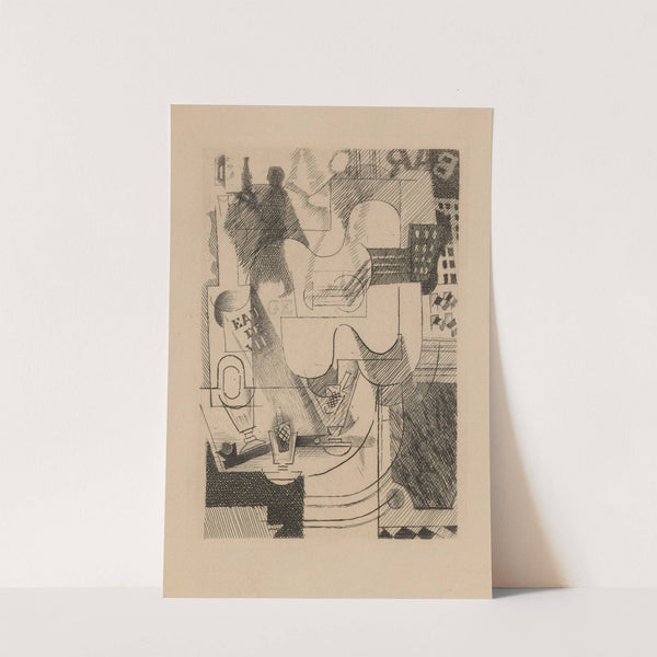 Poème lu au mariage d’André Salmon (1934) by Louis Marcoussis