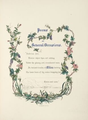 Poems on several occasions