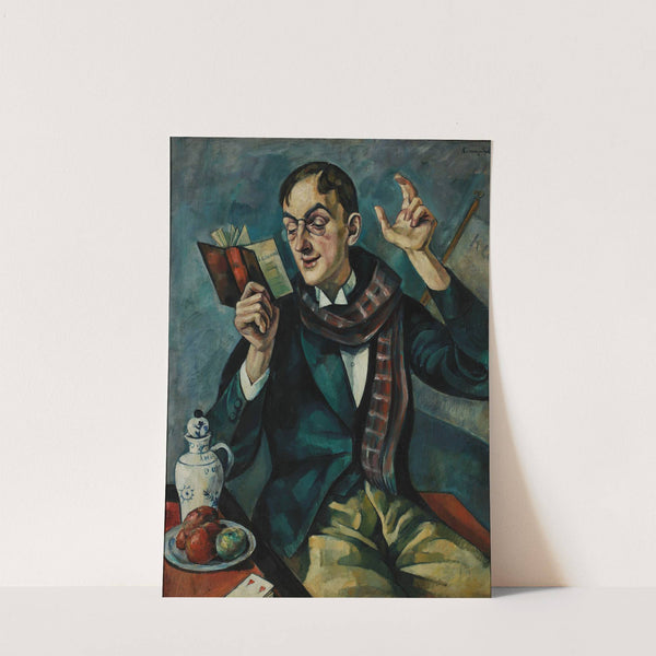 Poet – Portrait of Jan Lechoń (third version) (1920) by Roman Kramsztyk