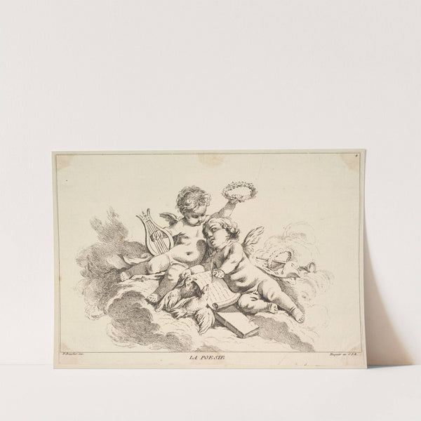 Poetry (After F. Boucher) by Louis-Felix de La Rue