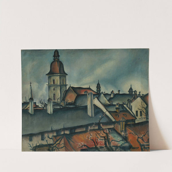 Pohľad na Košice by Konštantín Bauer