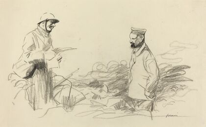 Poilu Acknowledging German Soldier II