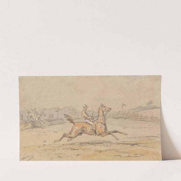 Point-to-Point Racing by Hablot Knight Browne