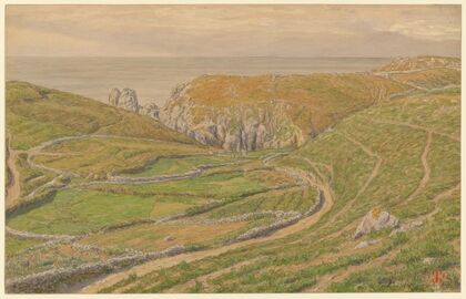 Pointe du Raz, vallon près de la pointe du Raz (1907)