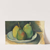 Poires dans une assiette blanche (1879-1880) by Paul Cézanne