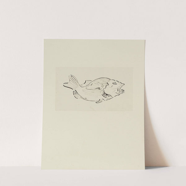Poisson – dessin non utilisé. (1920-1921) by Achille Granchi-Taylor