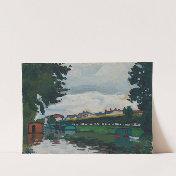 Poissy, les quais (1908) by Albert Marquet