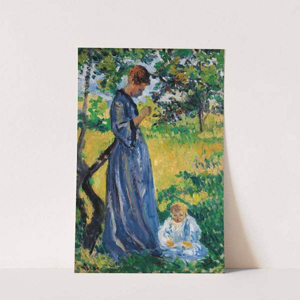 Poissy, Madame Dillon (1893) by Maximilien Luce