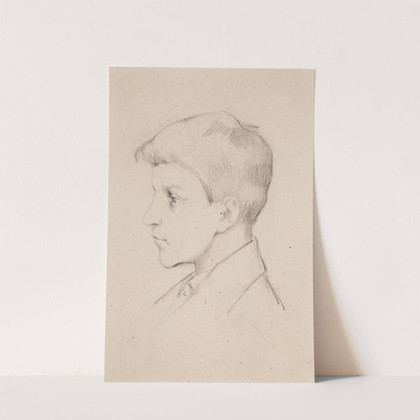 Pojan profiili by Helene Schjerfbeck