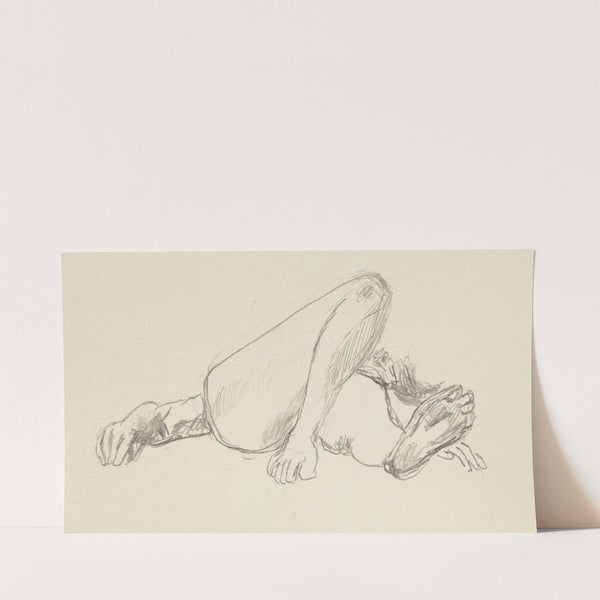 półakt leżącej kobiety (1909) by Adolf Sternschuss