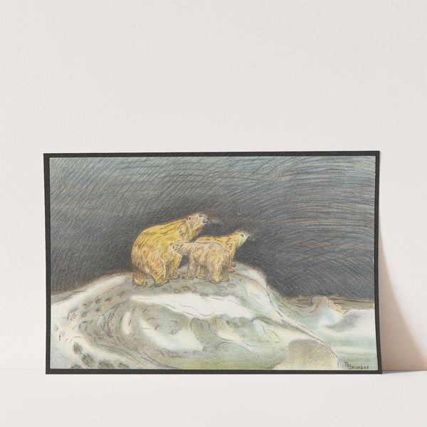 Polar bears by Thorolf Holmboe