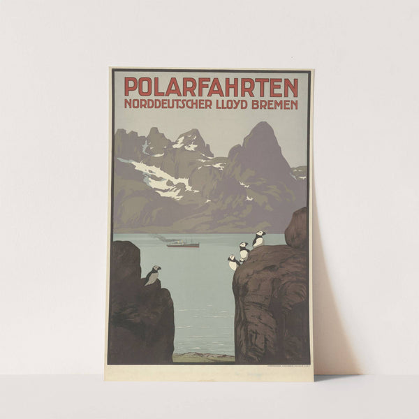 Polarfahrten. Norddeutscher Lloyd Bremen (1912) by Hellmuth Eichrodt