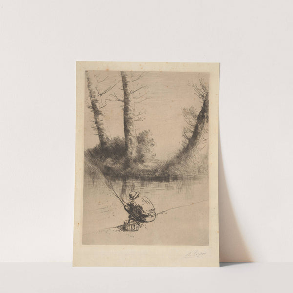 Pole fisherman (1878) by Alphonse Legros