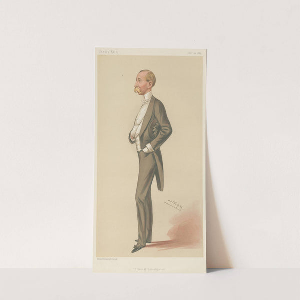 Policemen; ‘Criminal Investigation’, Mr. Charles Edward Howard Vincent, December 22, 1883 (1883) by Leslie Matthew Ward