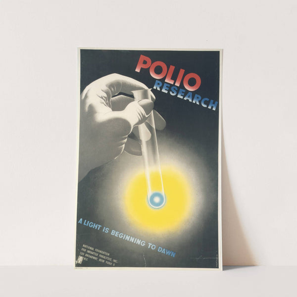 Polio research a light is beginning to dawn (1949) by Herbert Bayer
