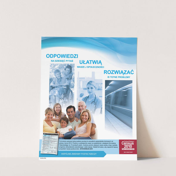 Polish Action Poster (2010) by Bureau of the Census