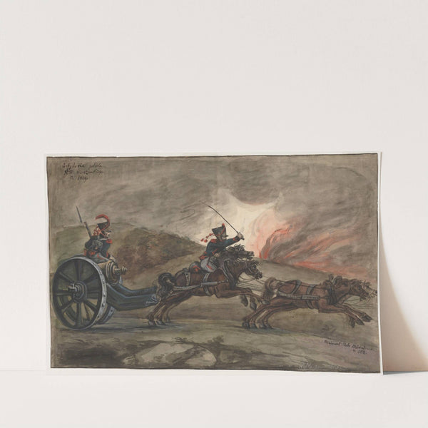 Polish Artillery of the Duchy of Warsaw of 1809 by Piotr Michałowski