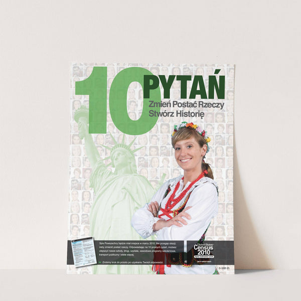 Polish Awareness Poster (2010) by Bureau of the Census