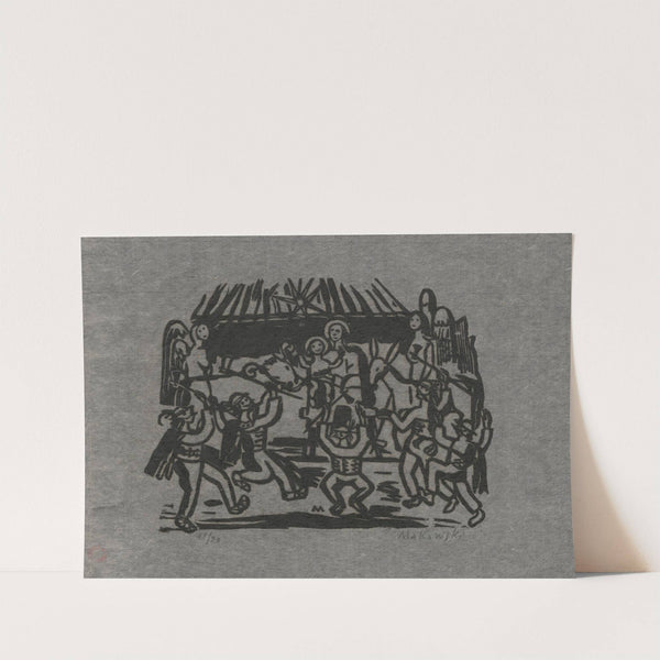 Polish Life, Mystery play ‘1’ (1924) by Tadeusz Makowski