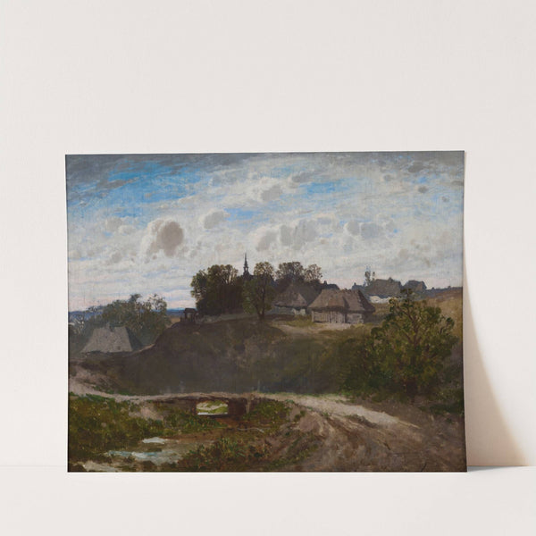 Polish Village by Józef Szermentowski