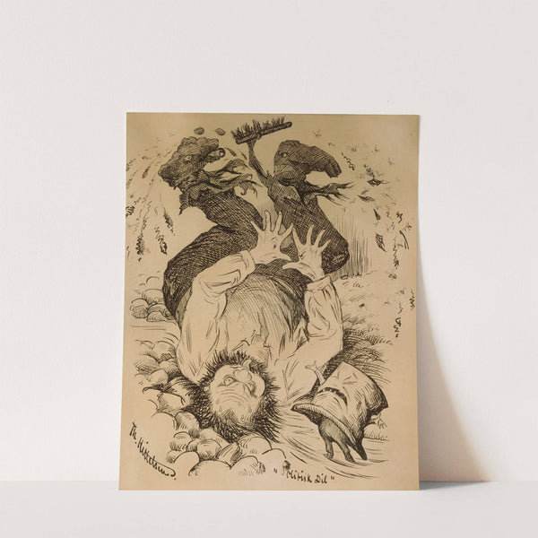 Political Dil by Theodor Kittelsen