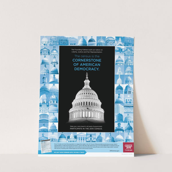 Political Representation Poster (2010) by Bureau of the Census