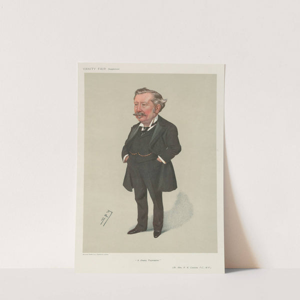 Politicians – ‘A Cherry Paymaster’. Rt. Hon. R.K. Causton. c.1906 (1906) by Leslie Matthew Ward