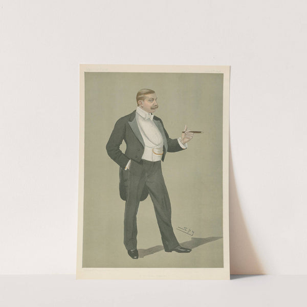 Politicians – ‘A German Attache’. Baron Hermann von Eckardstein. (1898) by Leslie Matthew Ward