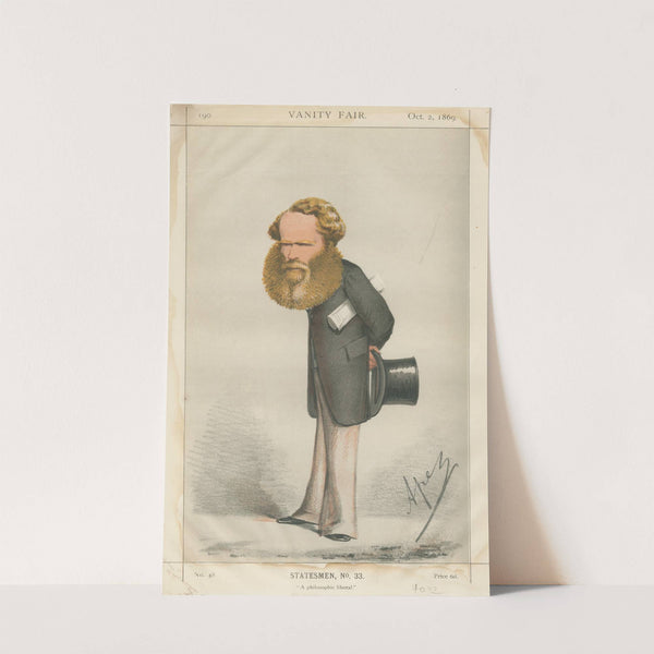 Politicians – ‘A philosophic liberal’. Mr. M.E. Grant-Duff. October 2, 1869 (1869) by Carlo Pellegrini