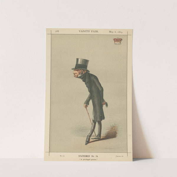 Politicians – ‘A privileged person’. Earl Grey. May 8, 1869 (1869) by Carlo Pellegrini