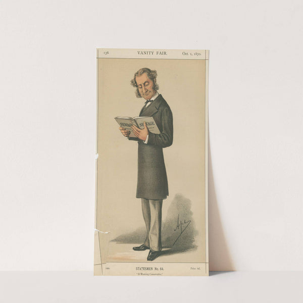 Politicians – ‘A Working Conservative’. Lord Robert Montagu. 1 October 1870 (1870) by Carlo Pellegrini