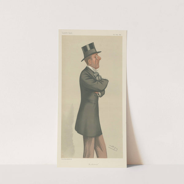 Politicians – ‘Aesthetics’. The Hon Percy Scawen Wyndham. 30 October 1880 (1880) by Leslie Matthew Ward